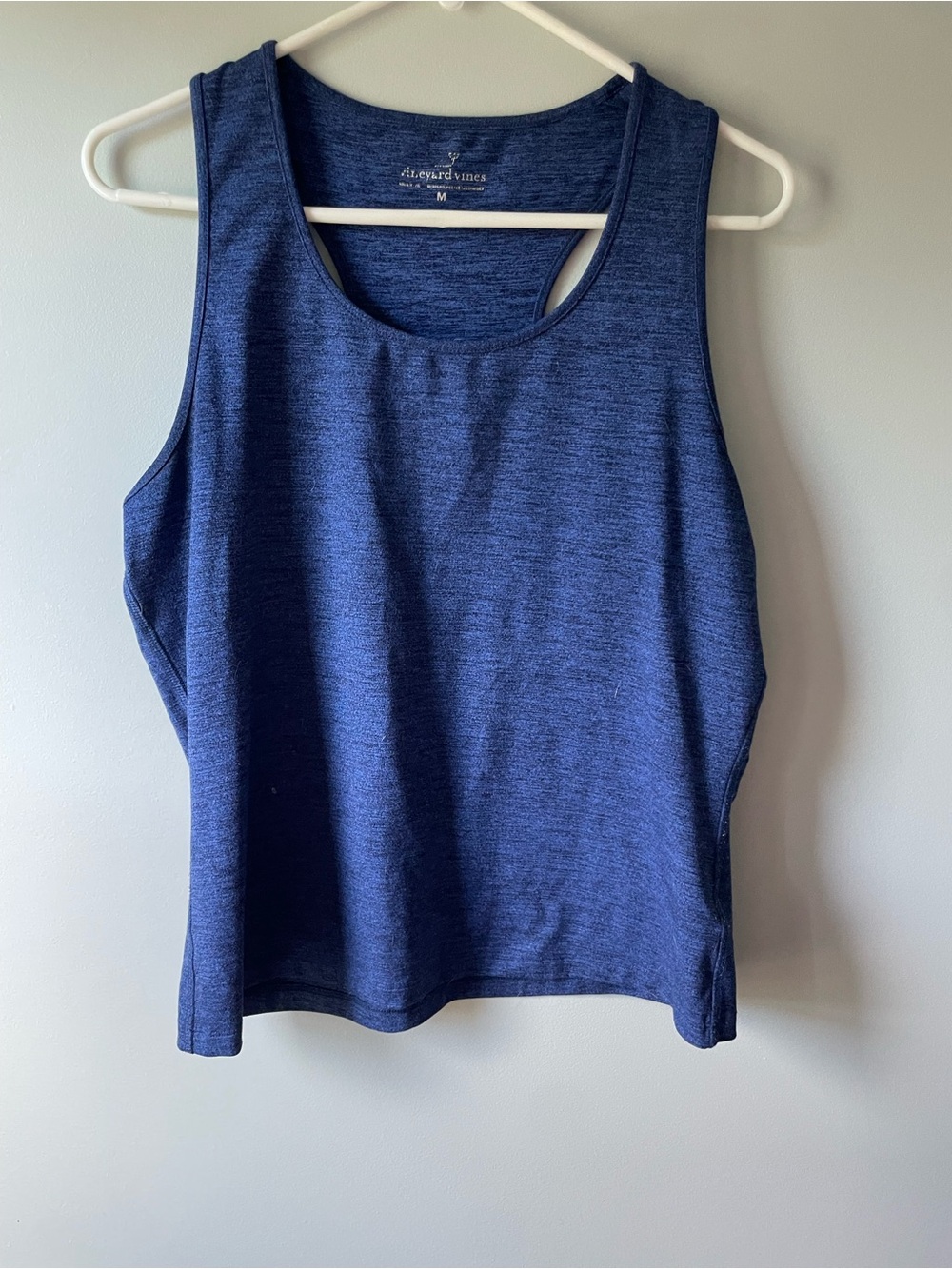 Vineyard Vines Women's Heathered Navy Sleeveless Tank